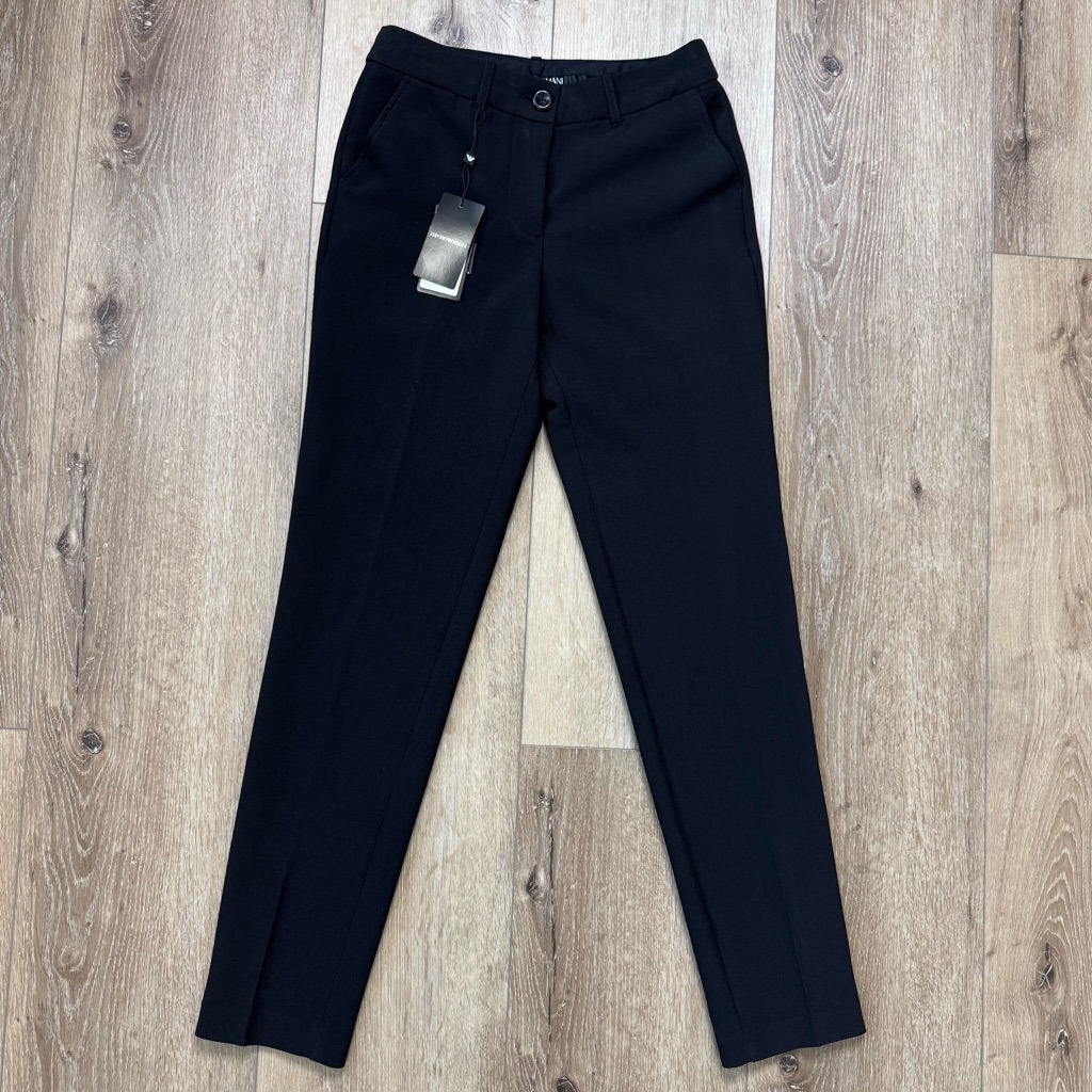 Nwt Emporio Armani Black Dress Pants Women’s Size 0 / Size 36